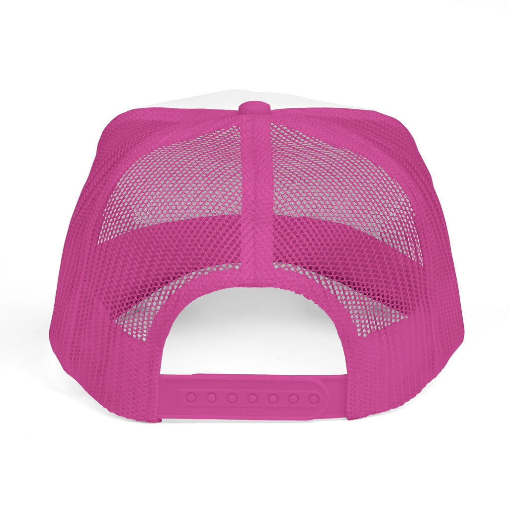 Money Fan Trucker Cap — Retro Rich Guy Graphic Mesh Hat